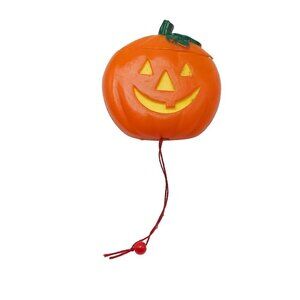 Fun World PIN Halloween Vintage PULL STRING PUMPKIN Pop Up GHOST Boo 1980s